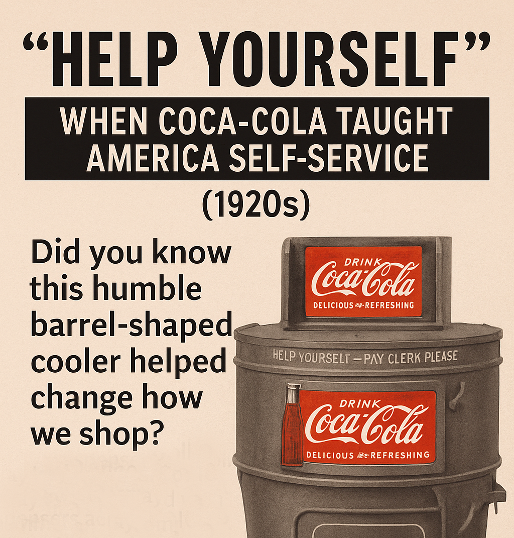 1920s Coca-Cola ad for the ICY-O dispenser